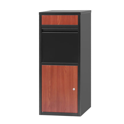 Gardeon Parcel Letterbox Drop Box Package Black-Home &amp; Garden &gt; Storage &gt; Storage Cabinets &amp; Lockers-PEROZ Accessories