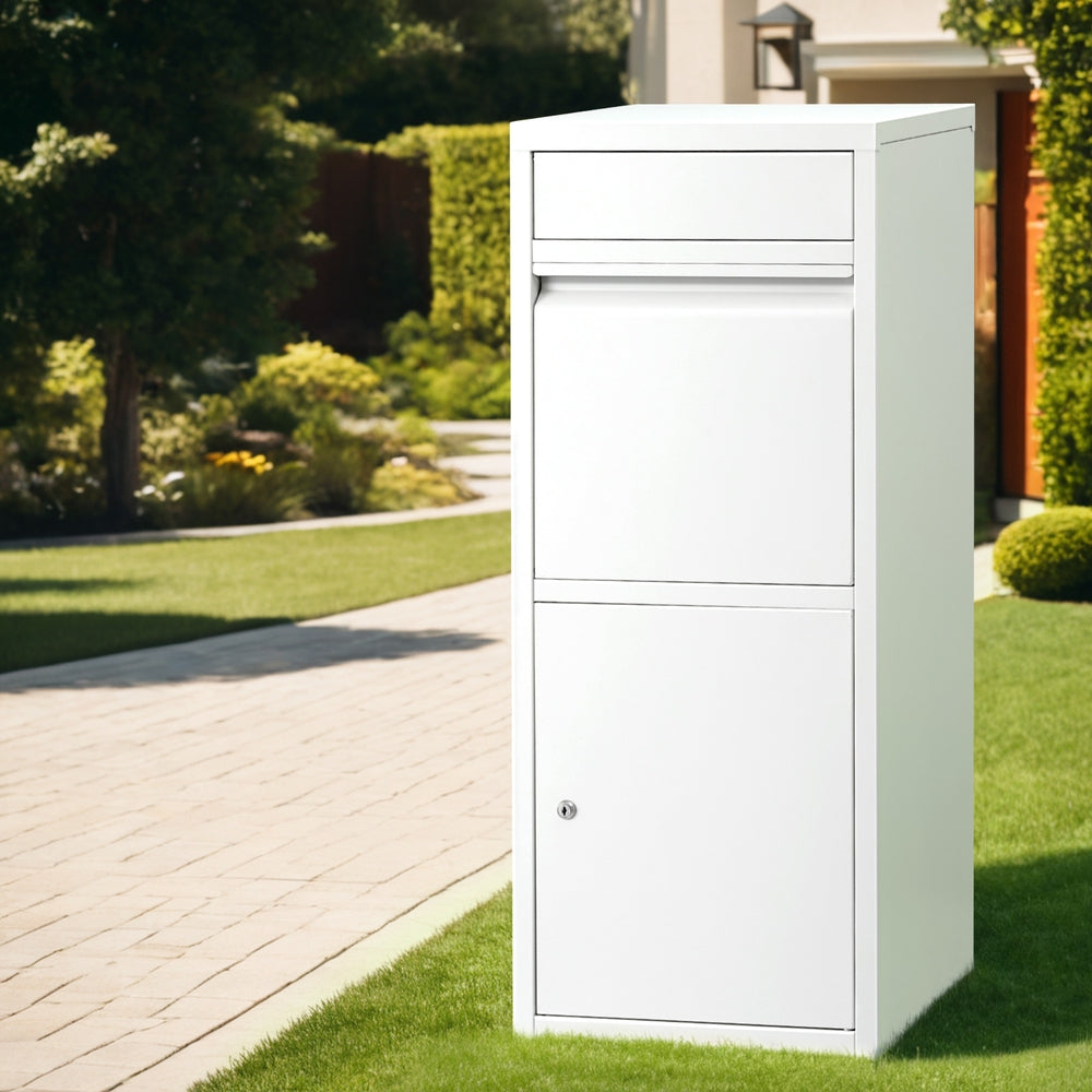 Gardeon Parcel Letterbox Drop Box Package White-Commercial &gt; Packaging &gt; Postage Satchels &amp; Boxes-PEROZ Accessories