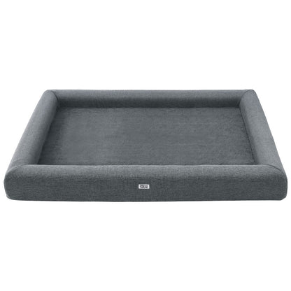 i.Pet Pet Bed Dog Cat Extra Large Calming Soft Sofa Cushion Egg Crate Washable Grey-Pet Care &gt; Dog Supplies &gt; Dog Beds-PEROZ Accessories