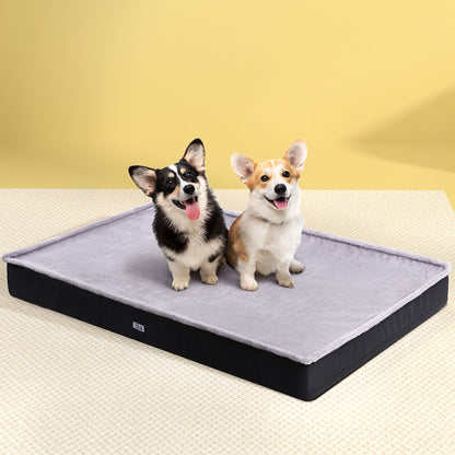 i.Pet Pet Bed Dog Cat Extra Large Calming Soft Sofa Foam Cushion Washable Cover Grey-Pet Care &gt; Dog Supplies &gt; Dog Beds-PEROZ Accessories