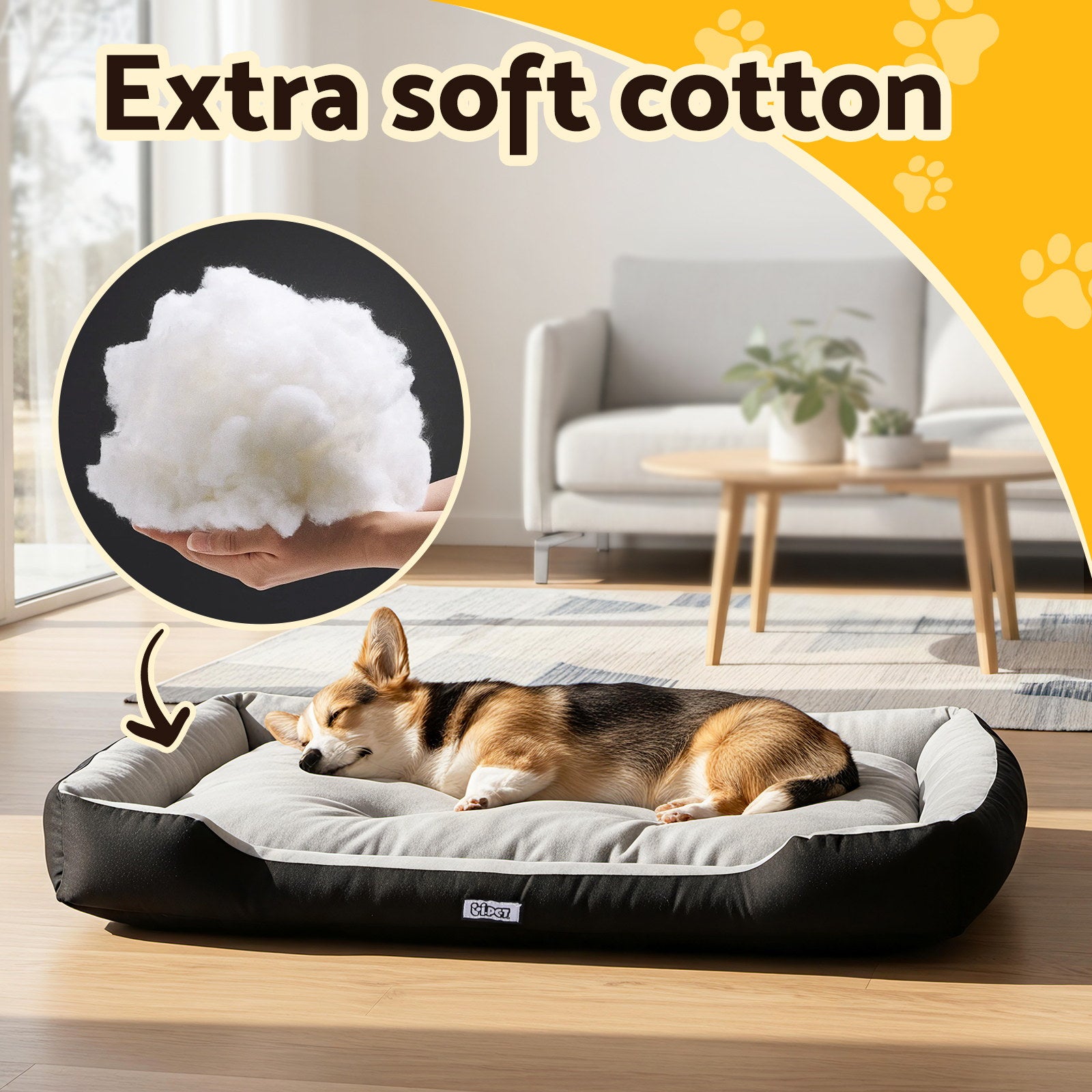 i.Pet Pet Bed Dog Bed Soft PP Cotton Mat Sleeping Comfy Cushion Washable Extra Large-Pet Care &gt; Dog Supplies &gt; Dog Beds-PEROZ Accessories