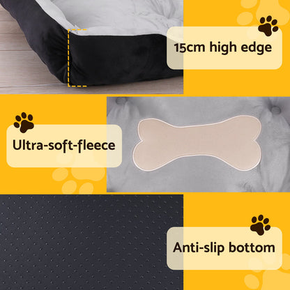 i.Pet Pet Bed Dog Bed Soft PP Cotton Mat Sleeping Comfy Cushion Washable Extra Large-Pet Care &gt; Dog Supplies &gt; Dog Beds-PEROZ Accessories