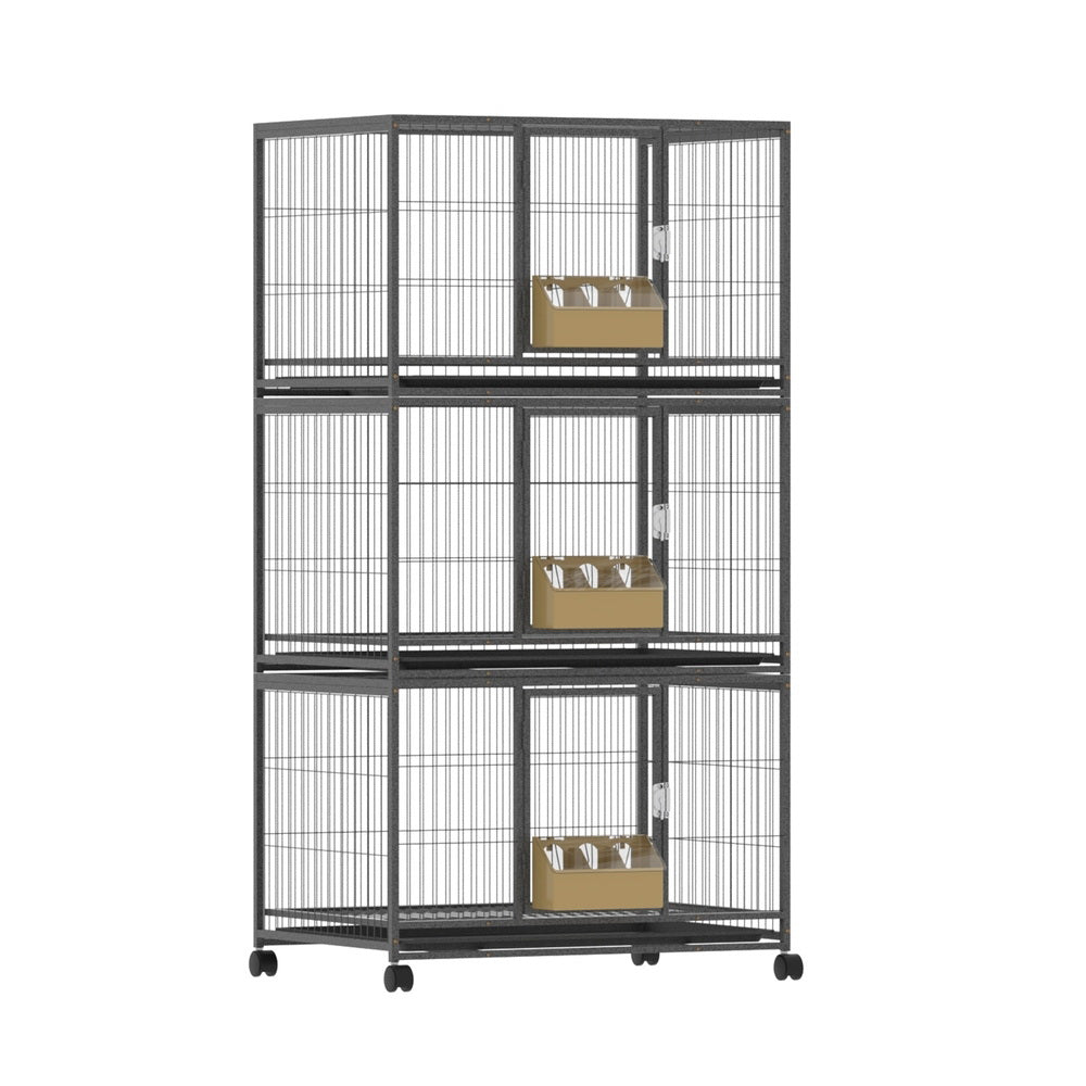 i.Pet Bird Cage Large Bird Cages Aviary Budgie Perch Cage Parrot Pet Stand Wheels-Pet Care &gt; Bird &gt; Bird Cages &amp; Stands-PEROZ Accessories