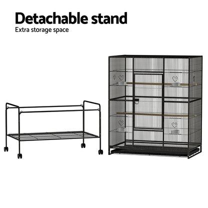 i.Pet Bird Cage 138cm Large Aviary-Pet Care &gt; Bird &gt; Bird Cages &amp; Stands-PEROZ Accessories