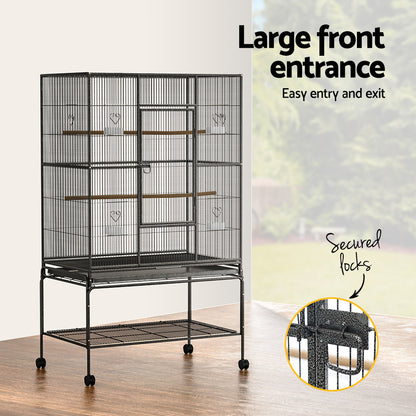 i.Pet Bird Cage 138cm Large Aviary-Pet Care &gt; Bird &gt; Bird Cages &amp; Stands-PEROZ Accessories