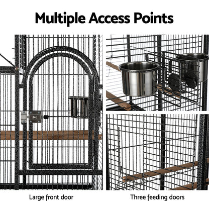 i.Pet Bird Cage 153cm Large Aviary-Pet Care &gt; Bird &gt; Bird Cages &amp; Stands-PEROZ Accessories