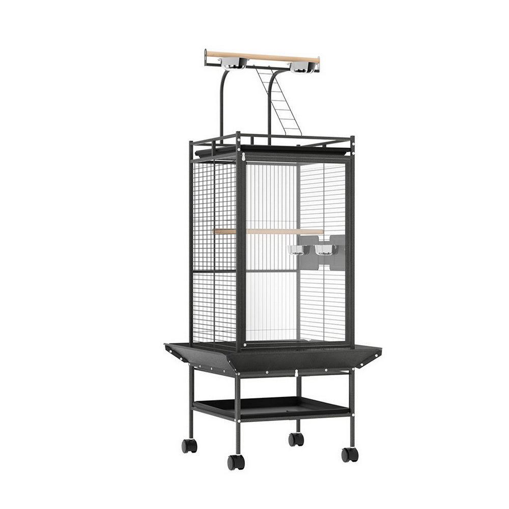 i.Pet Bird Cage Large Cages 155cm Parrot Aviary Stand-Alone Budgie Wheels Castor-Pet Care &gt; Bird &gt; Bird Cages &amp; Stands-PEROZ Accessories