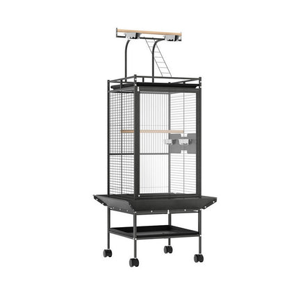 i.Pet Bird Cage Large Cages 155cm Parrot Aviary Stand-Alone Budgie Wheels Castor-Pet Care &gt; Bird &gt; Bird Cages &amp; Stands-PEROZ Accessories