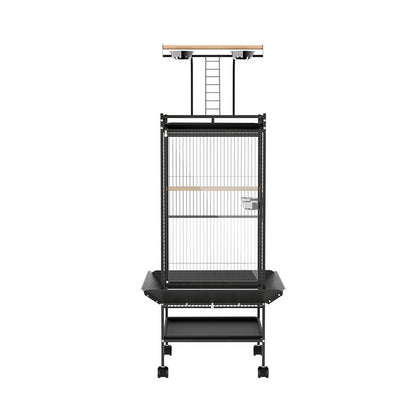i.Pet Bird Cage Large Cages 155cm Parrot Aviary Stand-Alone Budgie Wheels Castor-Pet Care &gt; Bird &gt; Bird Cages &amp; Stands-PEROZ Accessories