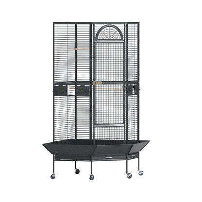 i.Pet Bird Cage Large Jumbo Aviary Budgie Perch Cage Parrot Stand Wheels Corner-Pet Care &gt; Bird &gt; Bird Cages &amp; Stands-PEROZ Accessories