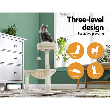 i.Pet Cat Tree 69cm Scratching Post Tower Scratcher Wood Condo Toys House Bed-Cat Trees-PEROZ Accessories