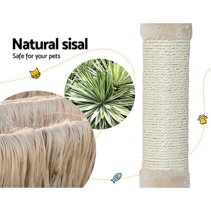 i.Pet Cat Tree 69cm Scratching Post Tower Scratcher Wood Condo Toys House Bed-Cat Trees-PEROZ Accessories