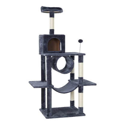 i.Pet Cat Tree 151cm Tower Scratching Post Scratcher Wood Condo House Bed Trees-Cat Trees-PEROZ Accessories