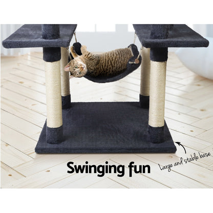 i.Pet Cat Tree 184cm Tower Scratching Post Scratcher Wood Trees Condo Bed House-Cat Trees-PEROZ Accessories