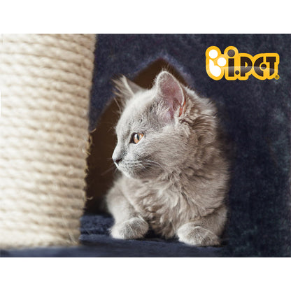 i.Pet Cat Tree 244cm Tower Scratching Post Scratcher Trees Condo House Grey-Cat Trees-PEROZ Accessories