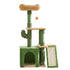 i.Pet Cat Tree Tower 101cm Scratching Post Furniture Scratcher House Green-Pet Care > Cat Supplies > Cat Scratching Posts-PEROZ Accessories