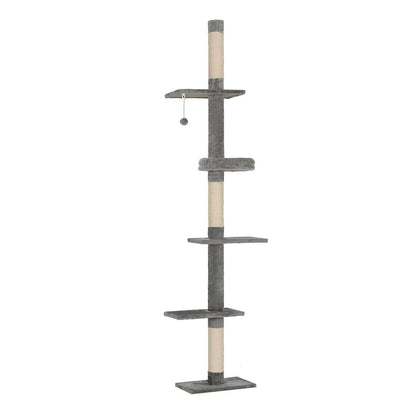 i.Pet Cat Tree 290cm Tower Scratching Post Scratcher Floor to Ceiling Cats Bed-Pet Care > Cat Supplies > Cat Scratching Posts-PEROZ Accessories