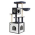 i.Pet Cat Tree Tower Scratching Post Scratcher 144cm Wood Bed Condo House Cabinet-Pet Care > Cat Supplies > Cat Scratching Posts-PEROZ Accessories