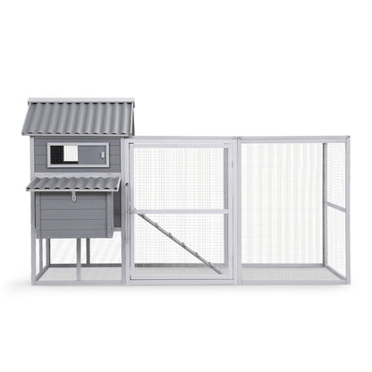 i.Pet Chicken Coop Rabbit Hutch Extra Large Wooden Run Bunny Cage Poultry House Outdoor-Pet Care &gt; Coops &amp; Hutches &gt; Small Animal Habitats &amp; Cages-PEROZ Accessories