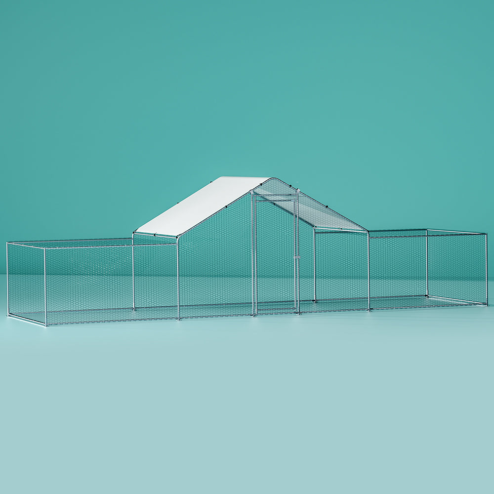 i.Pet Chicken Coop Cage Run Rabbit Hutch Large Walk In Hen House Cover 7mx2mx2m-Pet Care &gt; Coops &amp; Hutches &gt; Small Animal Habitats &amp; Cages-PEROZ Accessories