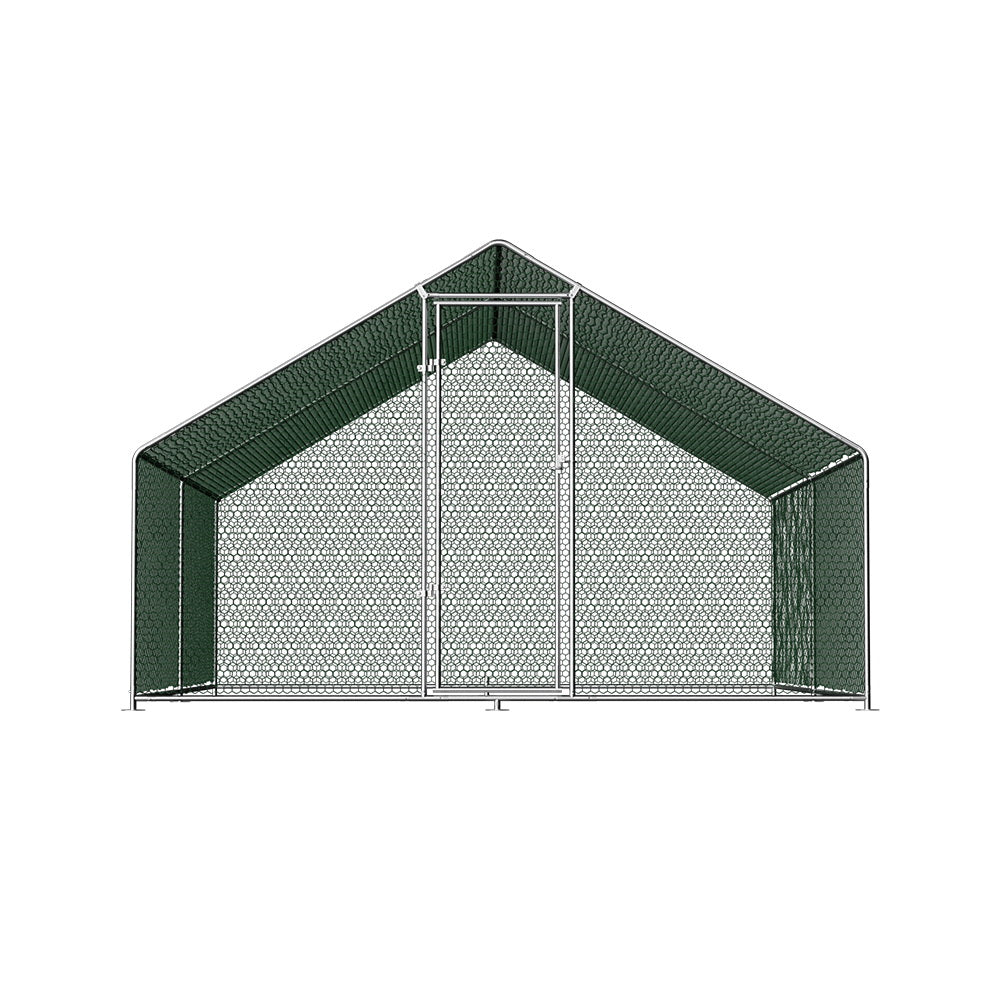 i.Pet Chicken Coop Cage 3x4x2m Galvanised Steel-Pet Care > Coops &amp; Hutches > Coop &amp; Hutch Accessories-PEROZ Accessories