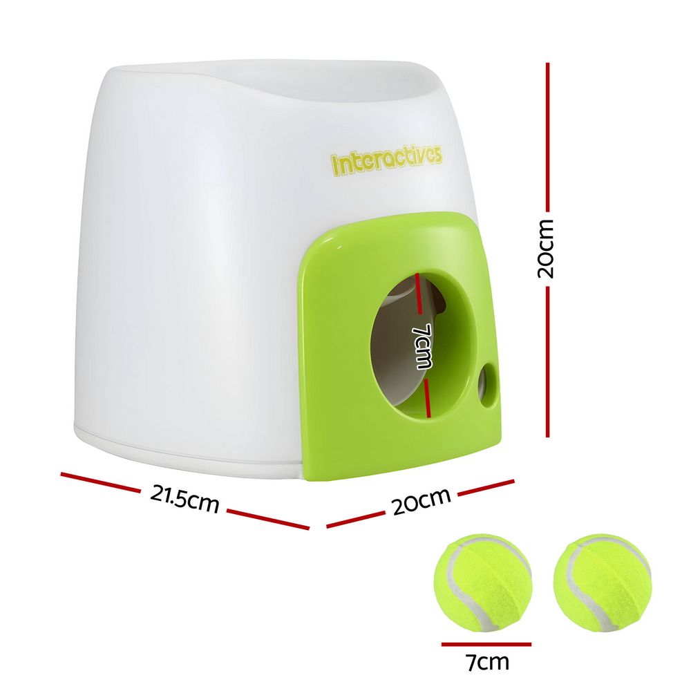 i.Pet 2-in-1 Interactive Dog Treat Dispenser Toy with 2 Balls Green-Pet Care > Toys > Dog Toys-PEROZ Accessories