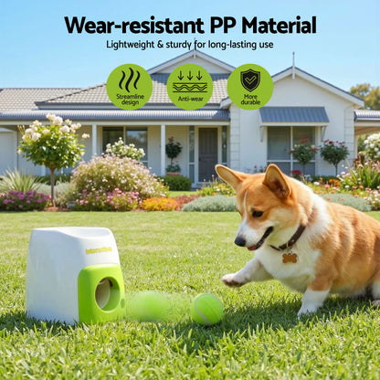 i.Pet 2-in-1 Dog Ball Launcher &amp; Treat Dispenser with 2 Balls Green-Pet Care > Toys > Dog Toys-PEROZ Accessories