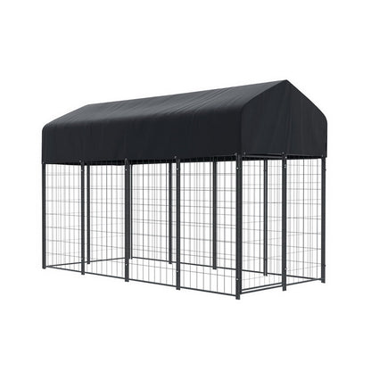 i.Pet Dog Kennel Extra Large House Outdoor Playpen Pet Puppy Metal Backyard-Pet Care &gt; Dog Supplies &gt; Dog Kennels-PEROZ Accessories
