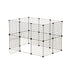 i.Pet Pet Dog Playpen Enclosure Cage 20 Panel Puppy Fence Play Pen Foldable Metal-Pet Care > Dog Supplies > Dog Playpens & Gates-PEROZ Accessories