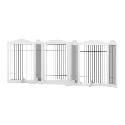 i.Pet Dog Playpen Enclosure 6 Panel Pet Fence Wooden Play Pen-Pet Care &gt; Dog Supplies &gt; Dog Playpens &amp; Gates-PEROZ Accessories