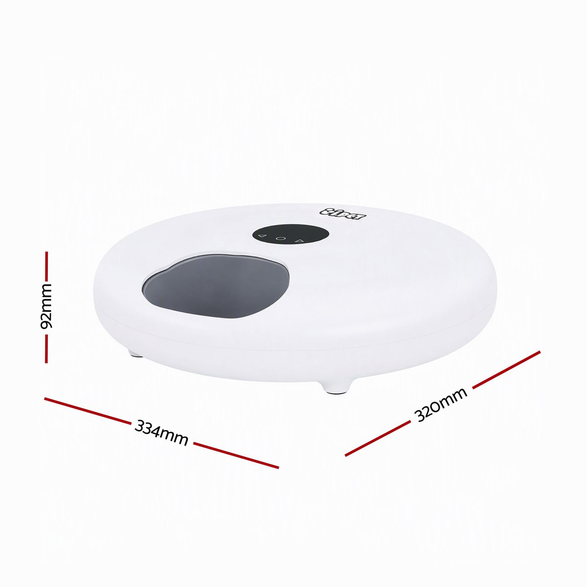 i.Pet Automatic Cat Feeder Wet &amp; Dry Food 6 Compartments Per 150ml WiFi White-Pet Care > Cat Supplies > Cat Bowls, Feeders &amp; Waterers-PEROZ Accessories