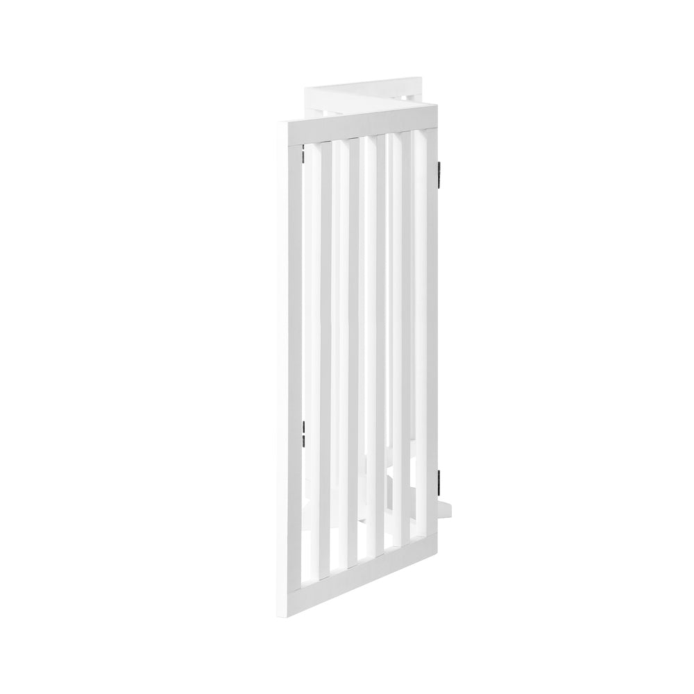 Alopet Wooden Pet Gate Security Door 3-Panel 80cm-Pet Fence-PEROZ Accessories