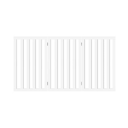 Alopet Wooden Pet Gate Security Door 3-Panel 80cm-Pet Fence-PEROZ Accessories
