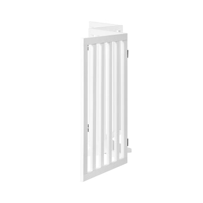 Alopet Wooden Pet Gate Security Door 4-Panel 80cm-Pet Fence-PEROZ Accessories