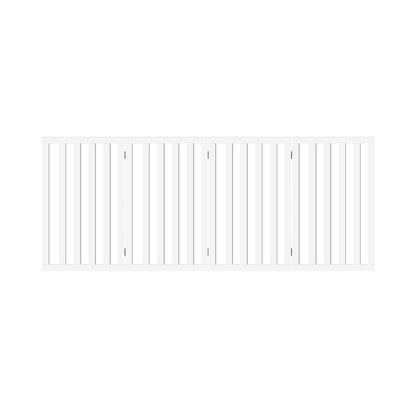 Alopet Wooden Pet Gate Security Door 4-Panel 80cm-Pet Fence-PEROZ Accessories