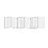 Alopet Wooden Pet Gate Security Door 6-Panel 80cm-Pet Fence-PEROZ Accessories