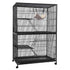 i.Pet Rabbit Cage 142cm Hutch 4 Level Bird Guinea Pig Ferret-Pet Care > Bird-PEROZ Accessories