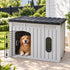 i.Pet 109cm Large Dog House Outdoor Pet Kennel with Metal Door Grey-Pet Care > Dog Supplies > Dog Kennels-PEROZ Accessories
