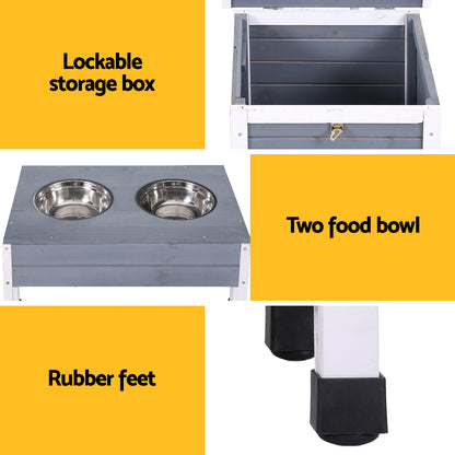 i.Pet Dog Kennel House Large Wooden Outdoor Pet Kennels Indoor Puppy Cabin-Pet Care &gt; Dog Supplies &gt; Dog Kennels-PEROZ Accessories