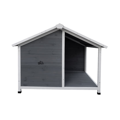 Alopet Dog Kennel Kennels House Outdoor Pet Wooden Large Cage Cabin Box Awning-Wooden Kennel-PEROZ Accessories