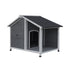 Alopet Dog Kennel Kennels House Outdoor Pet Wooden Large Cage Cabin Box Awning-Wooden Kennel-PEROZ Accessories