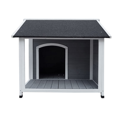 Alopet Dog Kennel Kennels House Outdoor Pet Wooden Large Cage Cabin Box Awning-Wooden Kennel-PEROZ Accessories