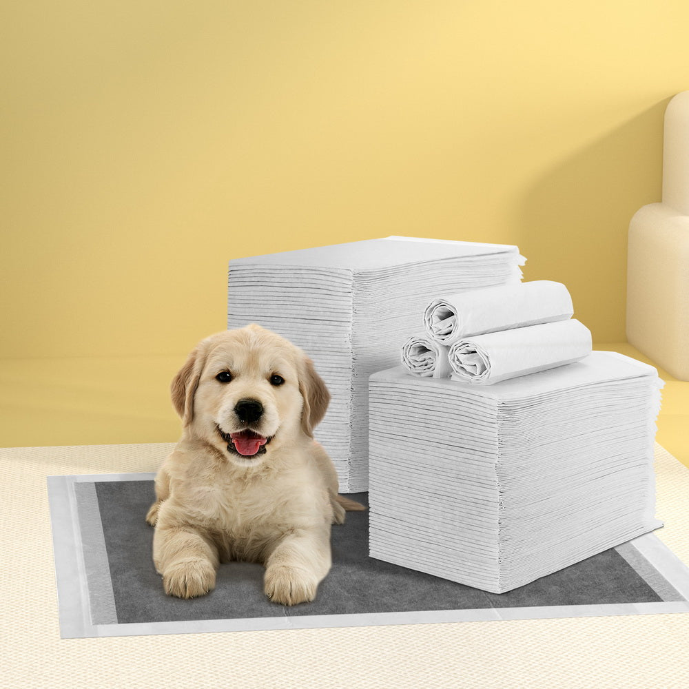i.Pet Pet Training Pads 200pcs 60x60cm Puppy Dog Toilet Pee Indoor Super Absorbent Grey-Pet Care &gt; Dog Supplies &gt; Dog Training Aids-PEROZ Accessories