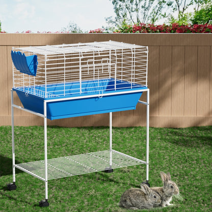 i.Pet Rabbit Cage 88cm Indoor Guinea Pig-Pet Care &gt; Cat Supplies-PEROZ Accessories