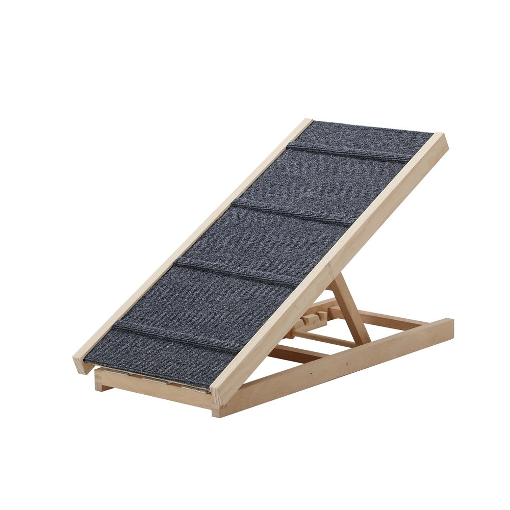 Alopet Dog Pet Ramp Adjustable Height Foldable 100cm-Pet Ramp-PEROZ Accessories