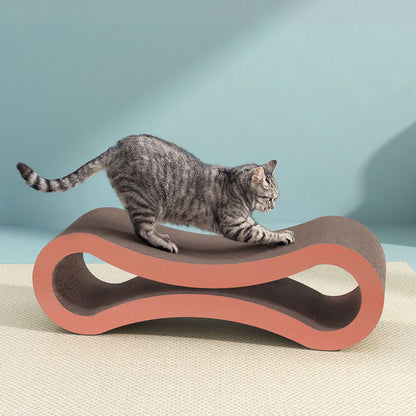 i.Pet Cat Scratching Board Scratcher Cardboard Kitten Indoor Climbing Bed Catnip-Pet Care &gt; Cat Supplies &gt; Cat Scratching Posts-PEROZ Accessories