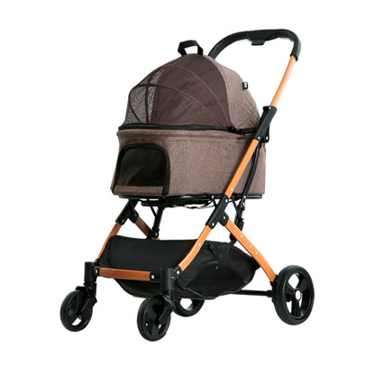 i.Pet Pet Stroller Dog Pram Large Cat Carrier Travel Foldable 4 Wheels Pushchair Double-Pet Care &gt; Cat Supplies &gt; Cat Carriers &amp; Crates-PEROZ Accessories