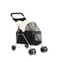 i.Pet Pet Stroller Pram Dog Cat Carrier Cage Large Travel Pushchair Foldable 4 Wheels-Pet Care > Cat Supplies > Cat Carriers & Crates-PEROZ Accessories