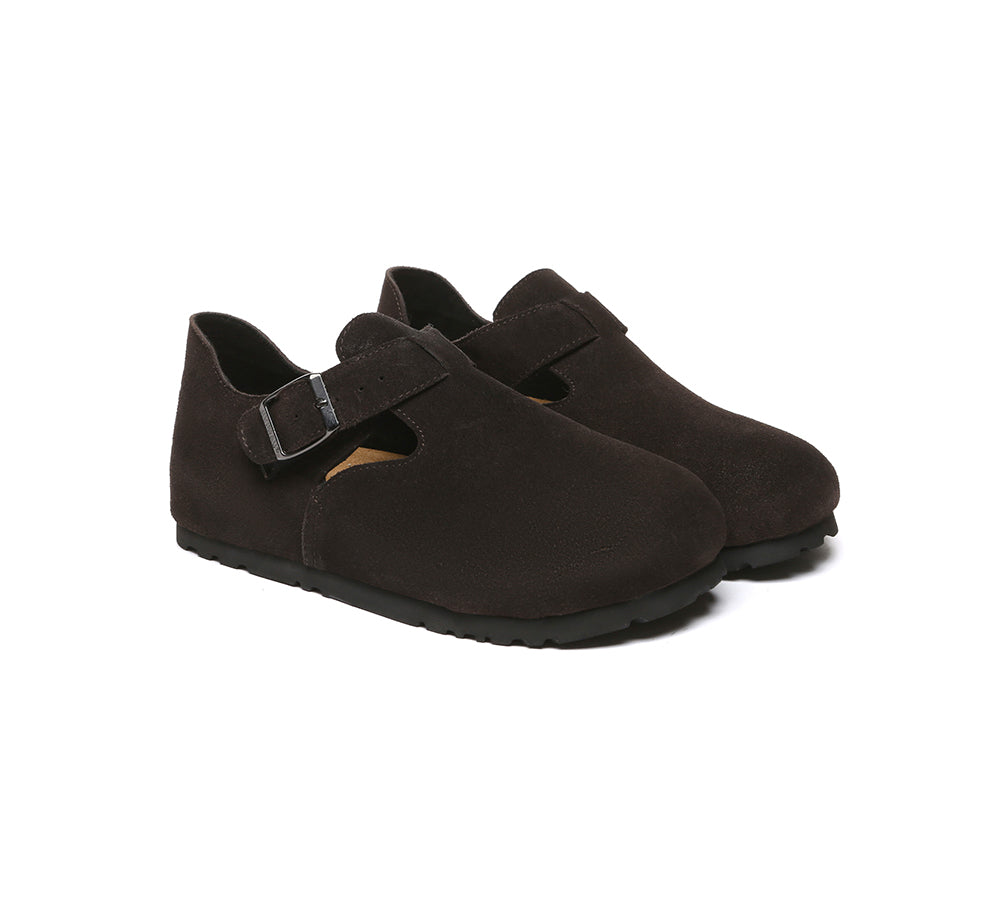 EVERAU® Adjustable Buckled Straps Slip-on Flat Sandals Brooke-PEROZ Accessories