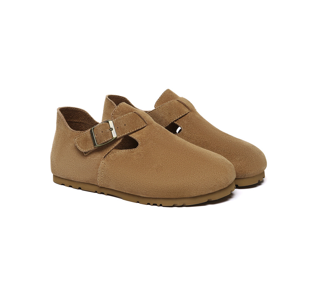 EVERAU® Adjustable Buckled Straps Slip-on Flat Sandals Brooke-PEROZ Accessories